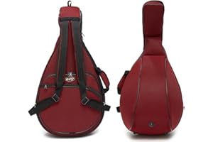 ETHNIC MUSICAL Custodia imbottita fatta a mano in Oud Gigbag di OXY Red Color, per Oud arabo e turco