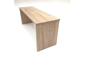 VOXIN Bank Sonoma Eiche hell Sägerau Länge: 110 cm Tiefe: 35 cm Höhe: 44 cm Belastbarkeit: ca. 180 kg