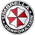 HINSCR YSpring Resident Evil Car Badge Decals 2.95in Diameter Circle Umbrella Corporation 3D Metal Car Stickers(Style B)