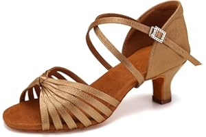 VCIXXVCE Zapatos de Baile Latino Mujer Profesional Salsa Tango Bachata Samba Práctica Zapatos de Baile de Salon