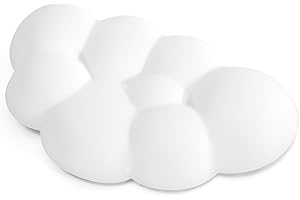 Yesaler Repose Poignet de Souris Cloud Wrist Rest Support de Poignet Ergonomique Support de Poignet pour Souris pour Bureau École Blanc
