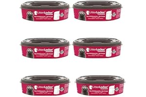 LITTERLOCKER Litter Locker Fashion Refill Cassette, Economy Pack of 6
