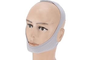 BIGKING Correa de barbilla para usuarios de Cpap, correa de soporte de mandíbula antironquidos para detener el ronquido correa de barbilla para la corrección de la respiración bucal