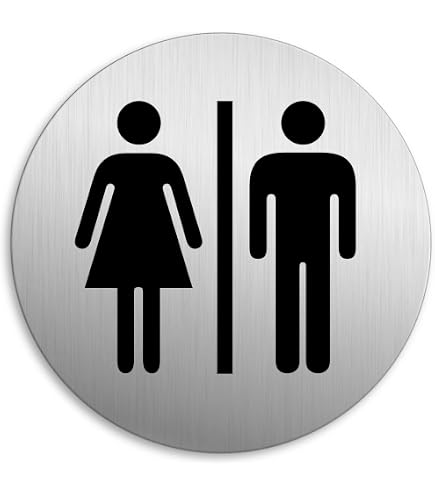 Targhette Per Porte Targhetta Per WC Porta Toilette Adesivo Per WC - 12