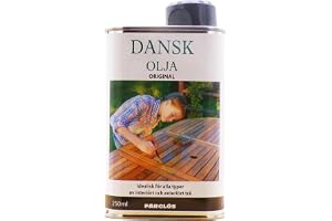 Dansk ekologisk olja, 250 ml för alla trätyper inomhus och utomhus - färglös dansk olja