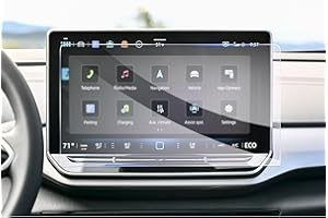 GAFAT Compatible with VW Tiguan 3 2024 2025 12.9 Inch Navigation Screen Protector, Tempered Glass Screen Protector for Ti-guan iii 12.9 Inch Discover TouchScreen, Shockproof, 9H Anti-Scratch