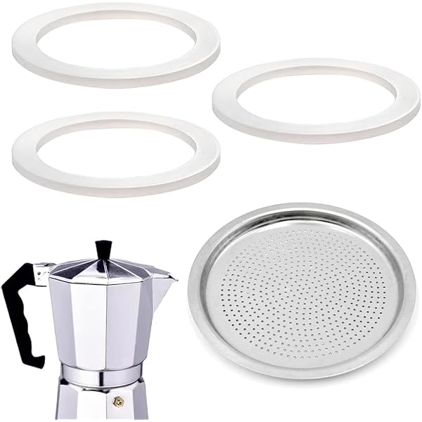 Moka Cafetière Moka 2 Tasse 100 ML Moka Pot Double Tête En Acier Inoxydable Moka Cafetière