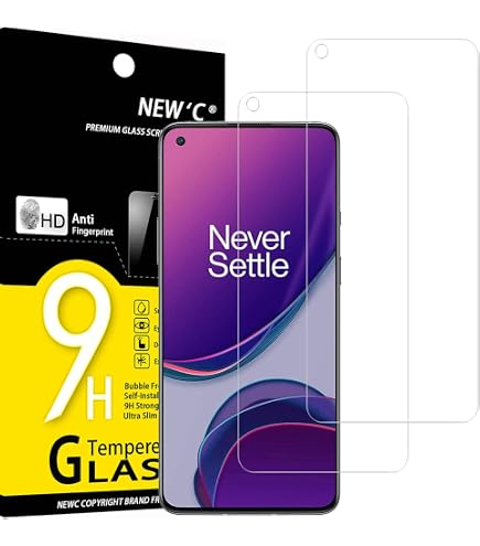 NEW'C 2 Pezzi Vetro Temperato Per OnePlus Nord N100 - 9H Anti Graffio, Anti Impronte