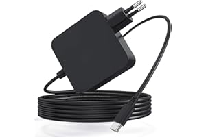 DEYEE 65W Chargeur Ordinateur USB C Portable pour Macbook Pro/Air, ASUS Zenbook, Lenovo Thinkpad Yoga, HP Chromebook, Huawei Matebook, Dell Latitude XPS, Acer Chromebook, Google, Samsung, Chargeur Type c