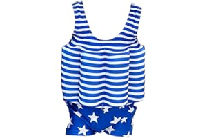 OBEEII Bébé Fille et Garçon Maillot de Bain Float Costume avec Flotteurs Ajustables Combinaison Flottante Protection Solaire