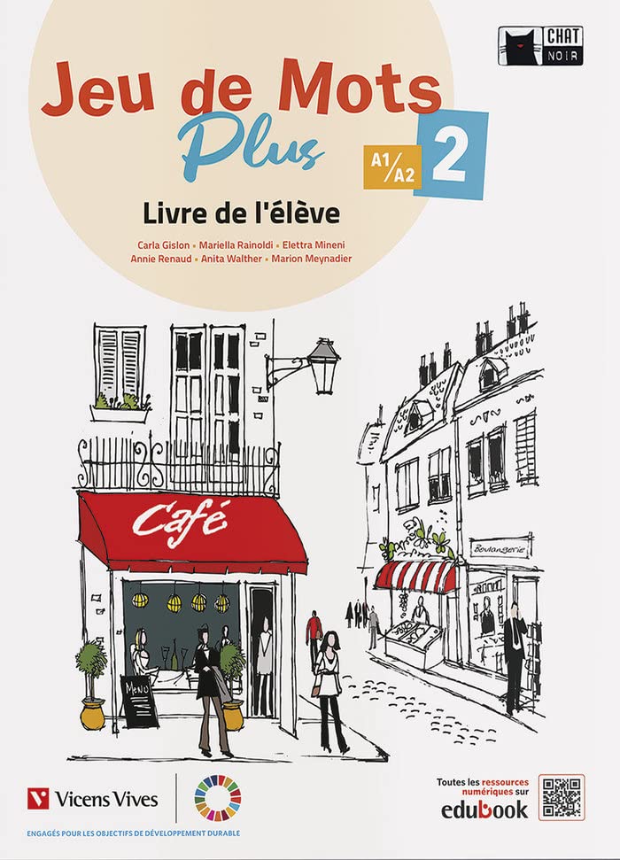 JEU DE MOTS PLUS 2 CAHIER DEXERCICES (Chat Noir methodes)