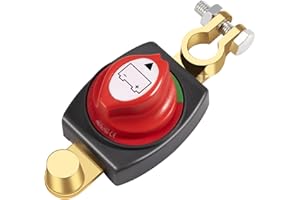 Batterie Trennschalter 12v 24V Batterietrennschalter Auto Batterie Trennschalter Hauptschalter 275A ON-Off Einbau Stromschalter für Auto LKW Boot Jacht Wohnwagen Motorrad KFZ