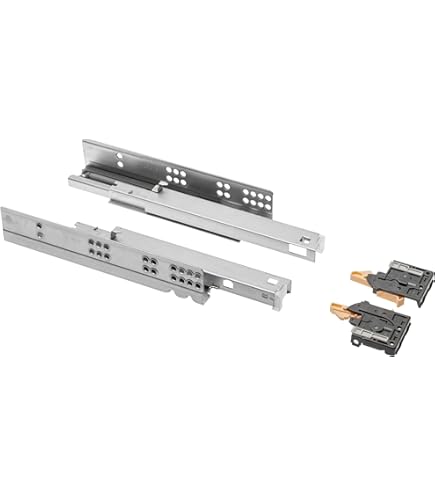 CP. GUIDE SCORREVOLI A SFERE Per CASSETTI Portata 10 Kg Estr. Parz. H - Foto 2