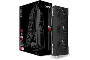XFX Swift AMD Radeon RX 9060XT OC Triple Fan Gaming Edition avec 16 Go GDDR6 HDMI 2xDP, AMD RDNA™ 4 (RX-96TS316B7)