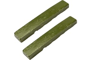 showingo Green DOP Wax for Lapidary Cabochon Forming Cutting and Polishing Dopping Wax Sticks Stone Dopping Wax Lapidary DOP Wax (2 Pieces)