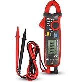 UNI-T UT210E Mini Digital Clamp Meter &ndash; DC Clamp Digital Multimeter with Clamp for Voltmeter, Ammeter and Ohmmeter with LCD a