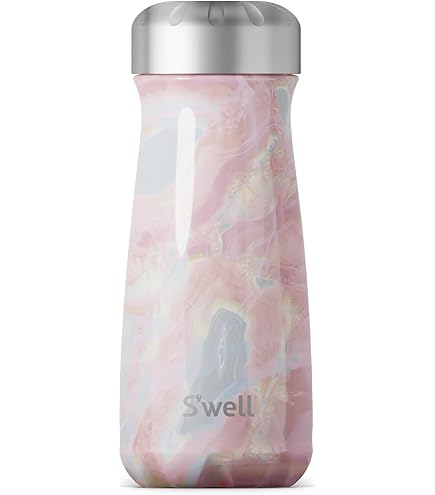 S'well Edelstahl-Wasserflasche 500ml - Hält Getränke 36h Kalt, 18h Heiß, BPA-frei