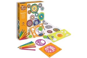 Sentosphère 3920810 zestaw do majsterkowania Spral'art; Mandala, kreatywny zestaw, "zrób to sam" dla dzieci i dorosłych