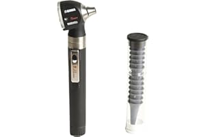 GIMA 31524 Otoscope, 2,5 V, lumière du xénon-halogène, pochette
