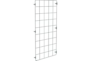 GRO GARDEN PRODUCTS Flexigro Plant Support Flat Panel – Garden Trellis System for Climbing Plants – 1m x 0.5m Green Plastic-Coated Steel Mesh – Ideal for Roses, Vegetables & Wall Mounting – 2 x Flat Panels