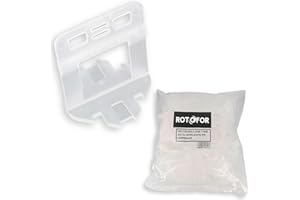 ROTOFOR Lot de 100 croisillons autonivelants pour carrelage de 3 mm à 12 mm - 4 mm