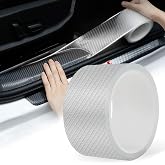 Sounce High Gloss Anti Scratch Carbon Strips Fiber Protection Tape, Film Tape Car Door Edge Guard Sticker Universal Car Door,
