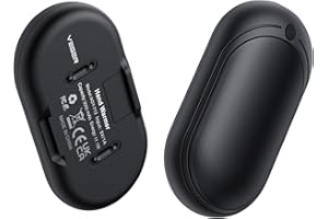 VEGER Magnetic Hand Warmers Rechargeable 2 pack, Electric Handwarmers Ultra Thin Light Portable for Pocket Gloves,3 Levels Heat, Up to 8-15 hrs,Idea Tech Gifts for Men, Women