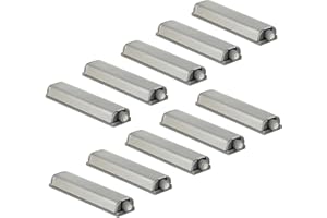 KITDAHOM 10 Stück Push to Open Türöffner - Drucktüröffner - Kunststoff - Einfache Drucköffnung ohne Griff - Für Schranktüren, Möbel, Schubladen, Vitrinen