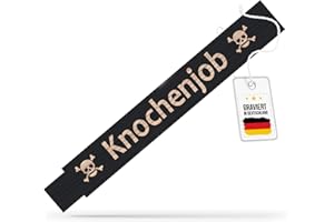 andSmile Zollstock schwarz - Meterstab mit Spruch Knochenjob - lustiger Zollstock aus hochwertigem Buchenholz - Geschenke für Männer, Papa, Handwerker, zum Vatertag, Geburtstag, Weihnachten