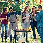 Tencoz Grillbesteck, BBQ Grillzubehör 20 Set, Barbecue Grillen Werkzeuge Koffer aus Edelstahl – Bild 4
