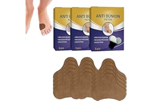 AUMUDE Strongjoints, cerotto anti alluce valgo, per alluce valgo e dita sovrapposte in modo naturale (3 confezioni da 15 pezzi)