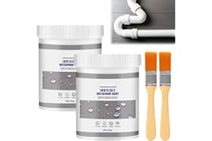 AVCXEC 600 g przezroczysty wodoodporny środek do powlekania, masa uszczelniająca, niewidoczny środek wodoodporny, przezroczysta, wodoszczelna powłoka do łazienki, ścian, płytek