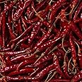 Avlokan Guntur Red Chilli Whole with Stem - 100% Natural, Hot & Spicy Dried Red Chilli | Guntur Sabut Lal Mirch Guntur Withstem Red Chilli, 250 grams