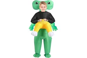 SQINGG Déguisement Gonflable d'extraterrestre Costume Alien convient au cosplay pour Halloween Noël cosplay robe de fête et les spectacles Costume de luxe gonflable