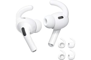 AUYUIIY AirPods Pro 2 zaczepy na uszy [usuń przed ładowaniem] Porady uchwytu Antypoślizgowe końcówki douszne Kompatybilne z Apple AirPods Pro 2. generacji (duże)