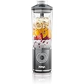 Ninja Blast Max mixeur portable, 570 ml, rechargeable, tasse et couvercle étanche, 3 fonctions de mixage, fait des smoothies,
