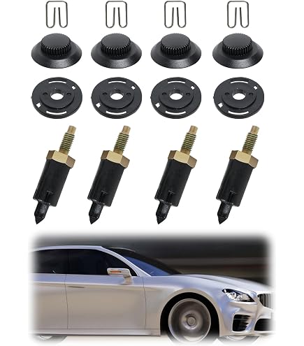 Lot De 6 Clips De Fixation Cache Moteur – Compatible Peugeot 206 306 307 406 407 Et Citroën C4 C5 C8 Xsara Picasso