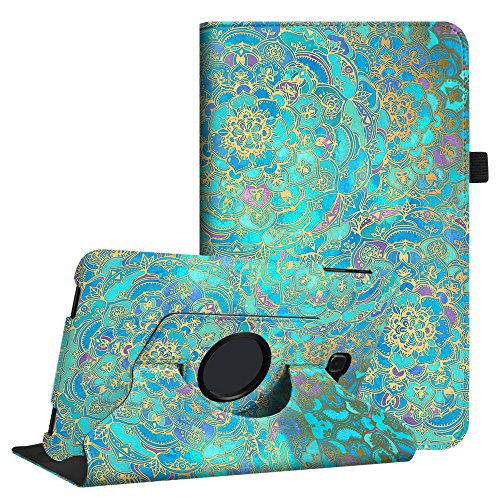 Fintie Samsung Galaxy Tab A 10.1 Hülle - 360° Drehbarer Stand Smart Cover Case Schutzhülle Tasche Etui mit Ständerfunktion Auto Schlaf / Wach Funktion für Samsung Galaxy Tab A 10,1 Zoll T580N / T585N Tablet (2016 Version), Jade