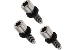 OTOTEC Lot de 3 boulons à vis pour conducteur de golf compatibles avec TaylorMade M3 M4 M5 M6 SIM SIM 2 compatible avec Stealth 2 Qi10 Fairway Wood Hybrid Shaft Adapter Sleeve