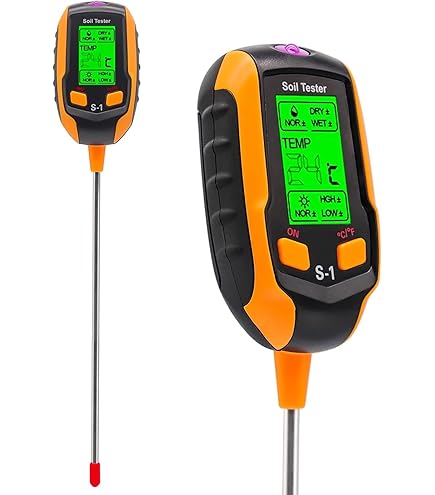 Boden-Thermometer 50cm Edelstahl - Kompost & Gartenthermometer 0-120°C - Langstielige Sonde