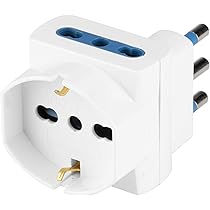 Lot De 4 Fiches Schuko,4X Fiche Prise Electrique Male Noire Et 1