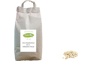 FARELLA Ceci Nazionali 3kg, Prodotto di alta qualità 100% italiano, legumi secchi
