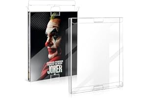 CollectHall Steelbook Protector - Custodia protettiva per Steelbook Blu Ray e 4K Steelbook, confezione da 12 custodie trasparenti e robuste per la massima sicurezza della collezione