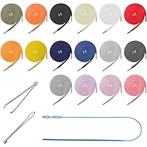 Cordoncini Di Ricambio In Cotone 140cm - 4 Pezzi Con Coulisse Per Pantaloni E Giacche - Foto 10