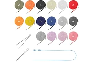 BETINYAR 16 Cordón para Sudadera Con Capucha, Cordones de Repuesto con 3 herramientas de enhebrador de cordón, repuesto con cordón para pantalones cortos