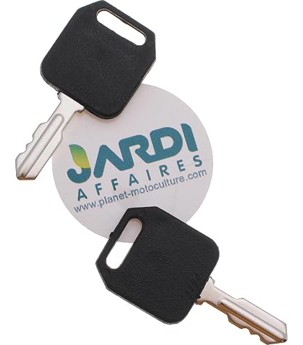 Lot De 2 Clés De Contact Pour Tondeuses Mountfield 1538, 827, 1530H - Pièce De Rechange Pratique En Plastique Et Métal - 7