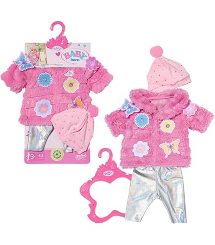 BABY Born – Ensemble De Fête De Luxe – 17 Pièces Pour Poupées 38-46 Cm – Robe, Gâteau, Vaisselle – Dès 3 Ans