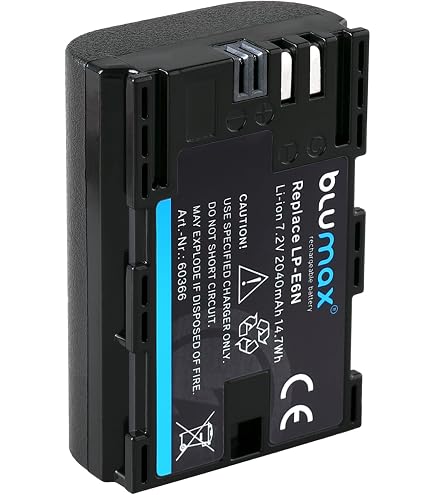 Chargeur Double Pour Batteries Canon LP-E6NH / LP-E6N / LP-E6 - Compatible EOS R5, R6, 5D, 7D, Etc. - Avec Sortie USB