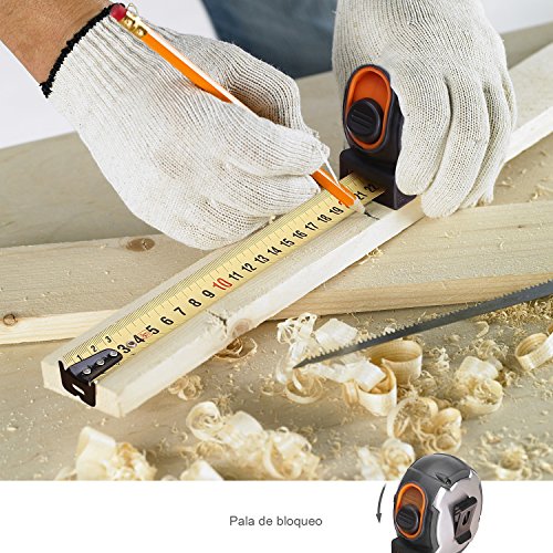 TACKLIFE-TM-D02- Cinta m trica de acero de 8 metro Cinta de medida econ mica de funci n autobloqueo y alta precisi n antidesgaste flexometro dise o antideslizante e inoxidable reviews TACKLIFE-TM-D02- Cinta m trica de acero de 8 metro Cinta de medida econ mica de funci n autobloqueo y alta precisi n antidesgaste flexometro dise o antideslizante e inoxidable