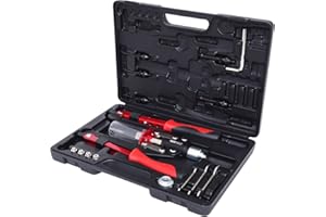 KS TOOLS 150.9630 - Coffret de Pince à Rivet et Écrous Aveugles (Insert) - 2 Bras Pliants - Pince Rivet avec Poignées Bi-Composants - Pince à Insert pour Rivets de 2,4, 3,2, 4,0, 4,8 et 6,4-270 mm